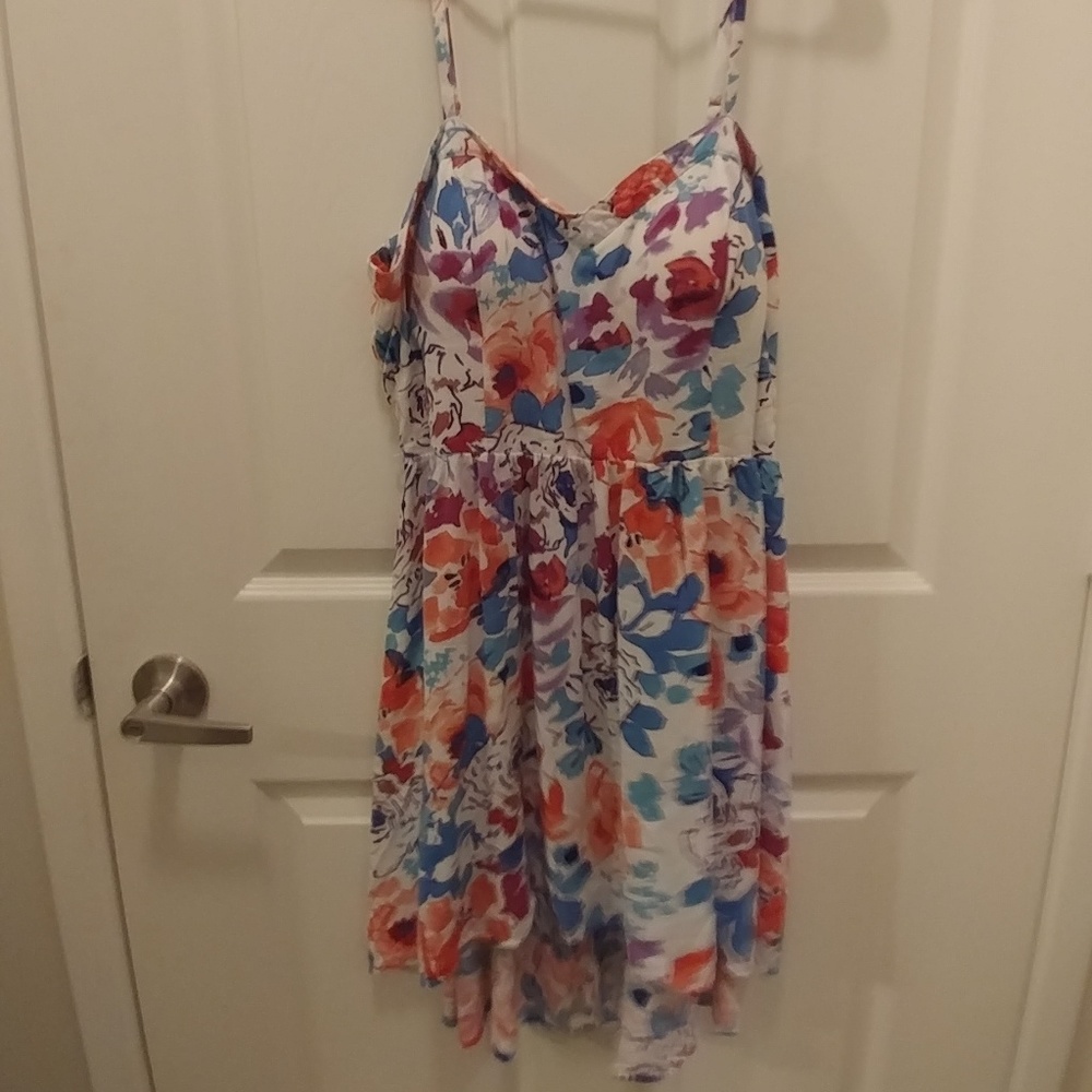 Floral spaghetti strap dress